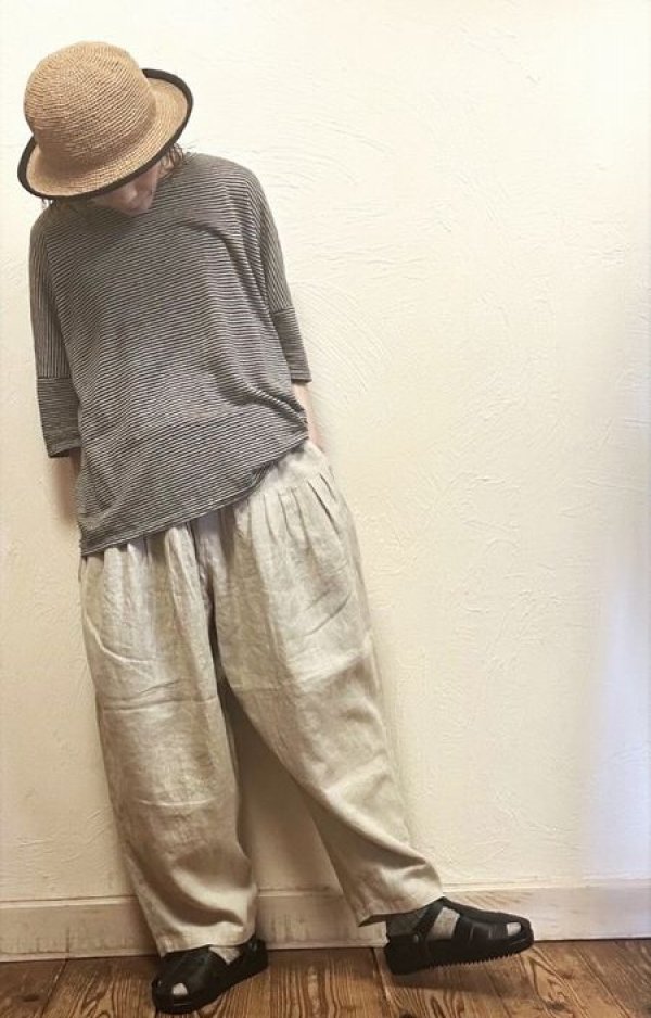 画像2: heavenly（ヘブンリー）　ヘビーリネンタックパンツ