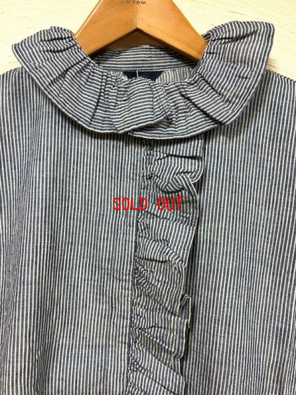 画像6: ichi(イチ）　インディゴストライプシャツ