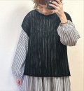 sabbatum（サバタム）　透かし編みクルーネックベスト