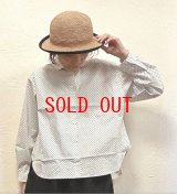 nachukara（ナチュカラ）　ライトポプリン/ブロードラウンドカラーシャツ