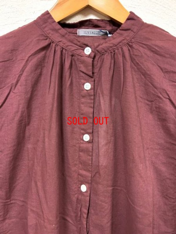 画像5: sun valley(サンバレー）　コットンボイル製品染め切替シャツワンピース