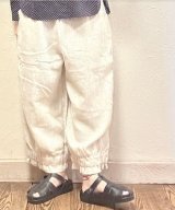 nachukara（ナチュカラ）　リネン裾ゴムコクーンパンツ