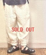 nachukara（ナチュカラ）　リネン裾ゴムコクーンパンツ