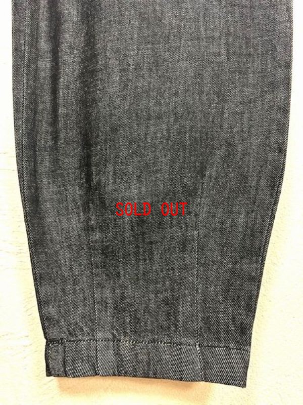 画像12: sun valley(サンバレー）　コットン甘織デニムコクーンテーパードパンツ