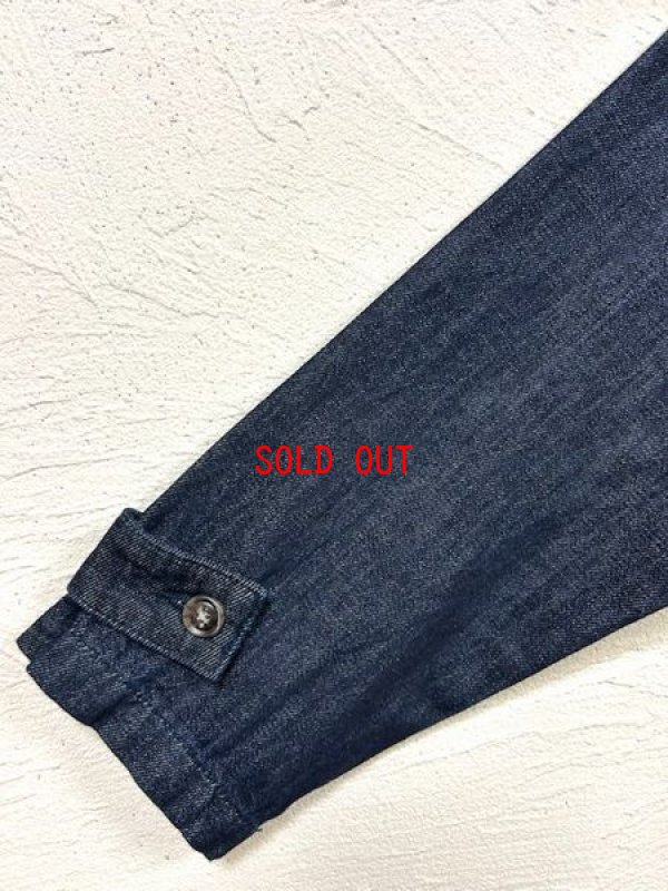 画像10: sun valley(サンバレー）　コットン甘織デニムノーカラージャケット