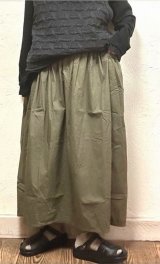 ichi（イチ）　コットンナイロンクロススカート