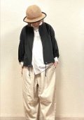 sabbatum（サバタム）　ブロードドロストヘムジップシャツ