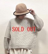 tumugu（ツムグ）　ミックスケーブルニット