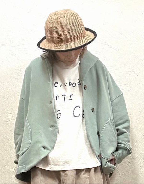 画像2: tumugu（ツムグ）　コットン裏起毛×ニットジャケット