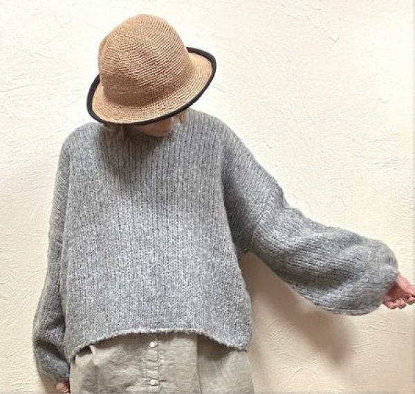 画像2: ichi（イチ）　アクリルウール混ニットプルオーバー