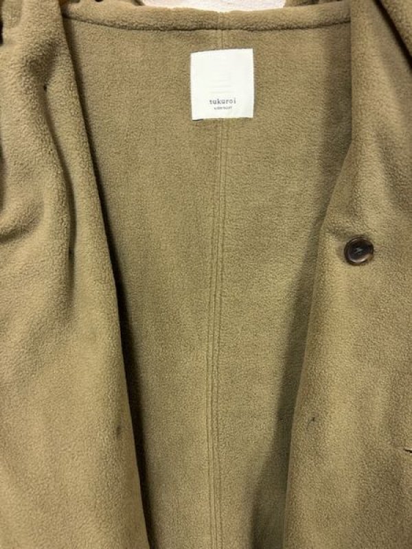 画像10: tukuroi(ツクロイ）　コットン馬布ピーチ起毛×裏フリースフードコート