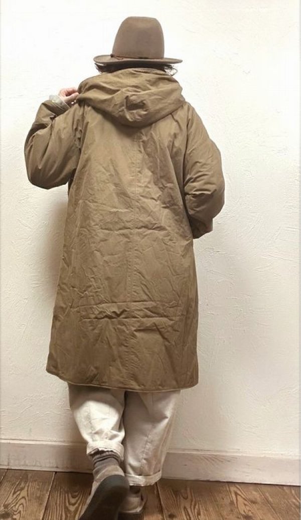 画像5: tukuroi(ツクロイ）　コットン馬布ピーチ起毛×裏フリースフードコート