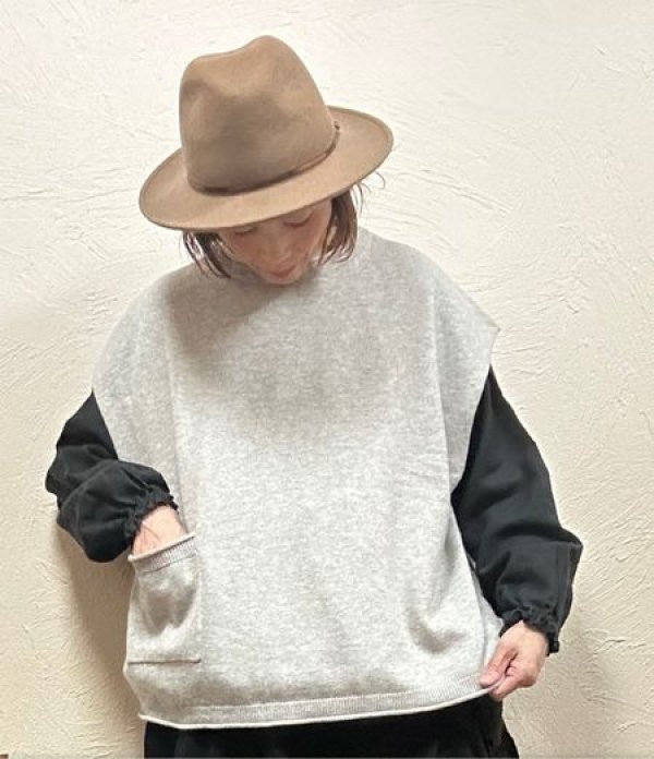 画像1: heavenly(ヘブンリー）　コットンウールミックスベスト