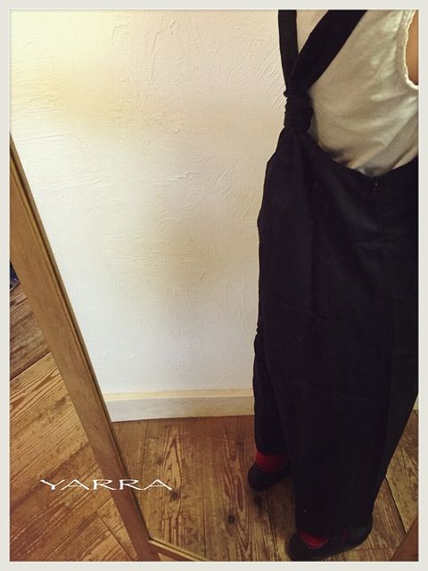 YARRA(ヤラ） 316 バックシャンリネンサロペット サロペット パンツ