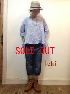 ichi(イチ） 140434 サルエルデニムパンツ パンツ デニム