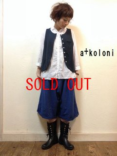 2014春夏 13091001 a+koloni(コロニー） コットンリネン接結
