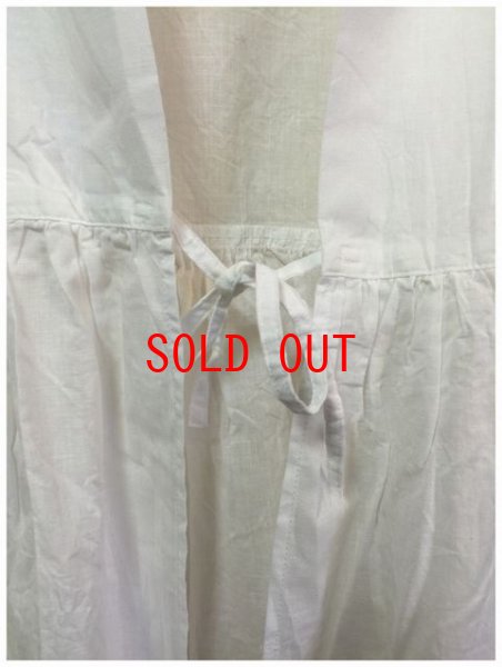 画像13: sunvalley(サンバレー）　コットンローブインデイゴセルヴィッチガウン (13)