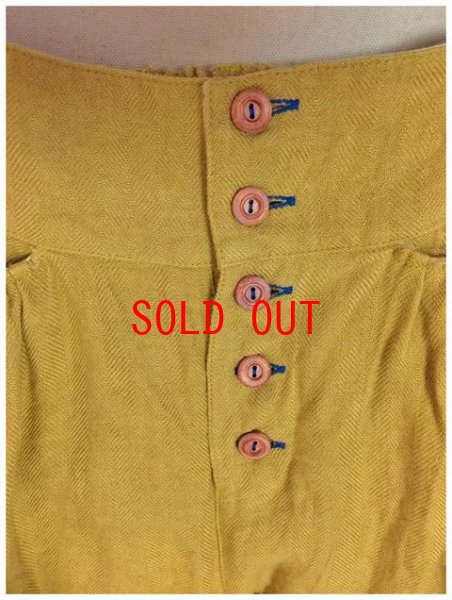 画像6: SORTE(ソルテ）　リネンヘリンボーンギャザーワイドパンツ (6)