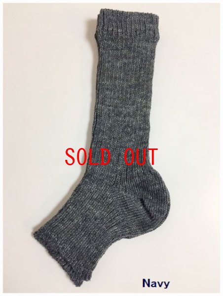 画像4: Homie(ホーミー）　リネンオーガニックコットンリブサンダルソックス (4)