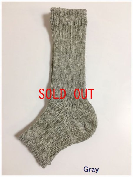 画像2: Homie(ホーミー）　リネンオーガニックコットンリブサンダルソックス (2)