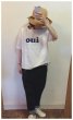 画像1: ichi(イチ）　コットンプリントワイドTシャツ (1)