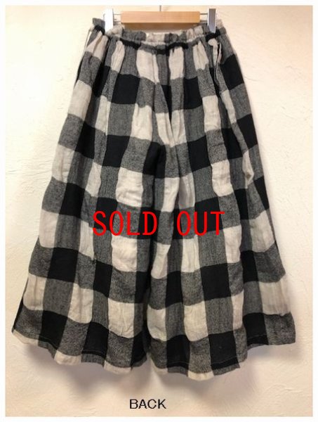 画像5: ichi/Antiquite's(アンティークス）　リネンウールブロックチェックパンツ (5)