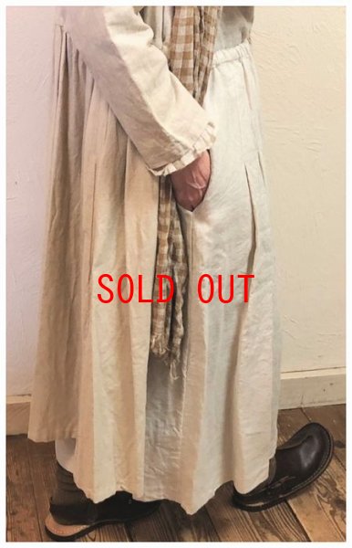 画像3: ina(イナ）　リネンタックロングスカート (3)