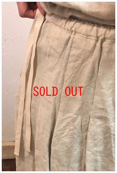 画像2: ina(イナ）　リネンタックロングスカート (2)