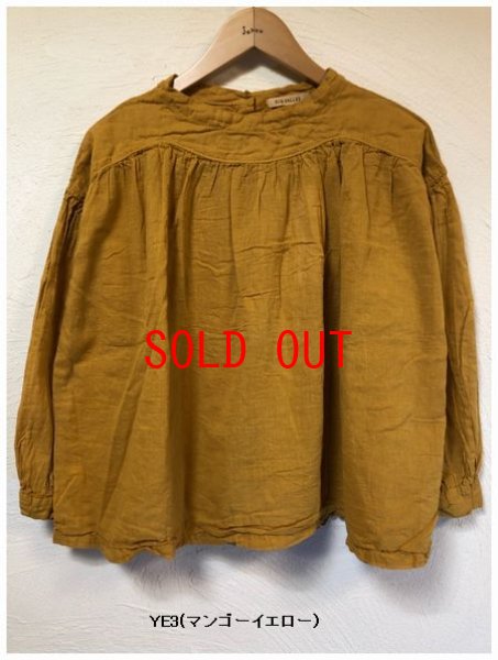 画像9: sun valley(サンバレー）　コットンボイル製品染めブラウス (9)