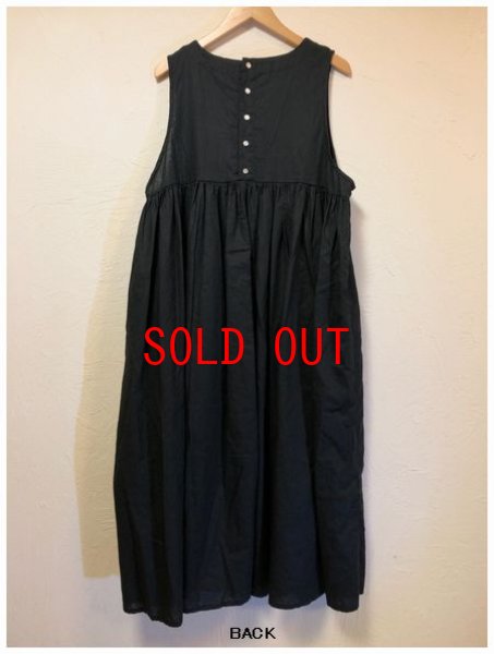 画像4: LUEUF(ルフ）　リネンノースリーブワンピース (4)