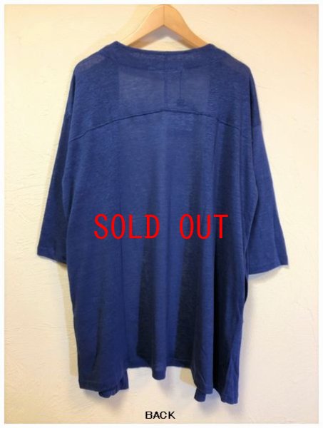 画像8: sabbatum(サバタム）　ヨーロッパリネン天竺ミドル丈カーディガン (8)