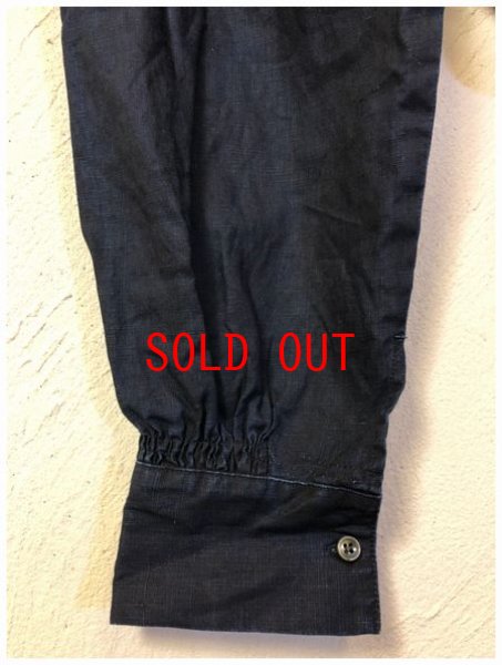 画像7: ichi/Antiquite's(アンティークス）　リネンインディゴブリーチプルオーバー (7)