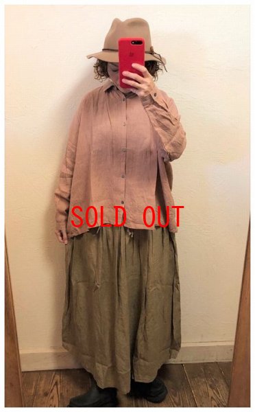 画像2: ichi/Antiquite's(アンティークス）　カラーリネンシャツ (2)