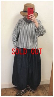 ichi(イチ） 190942 コットンデニムバルーンパンツ パンツ