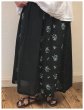 画像2: sun valley(サンバレー）　コットンボイル総柄刺繍フレアースカート (2)