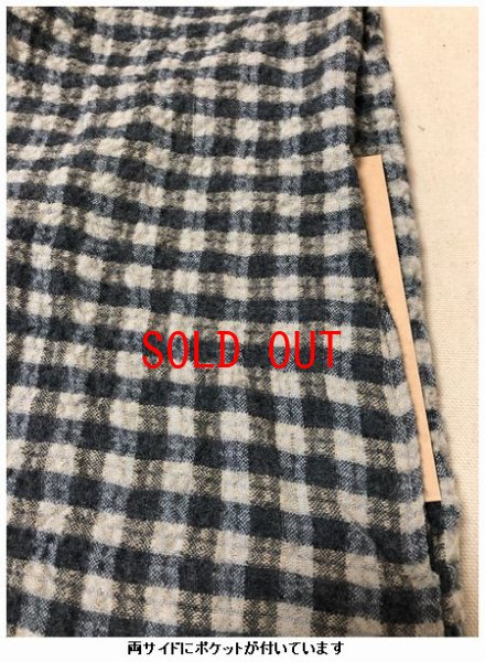 画像8: ichi(イチ）　コットンウールディンプルギンガムプルオーバー (8)