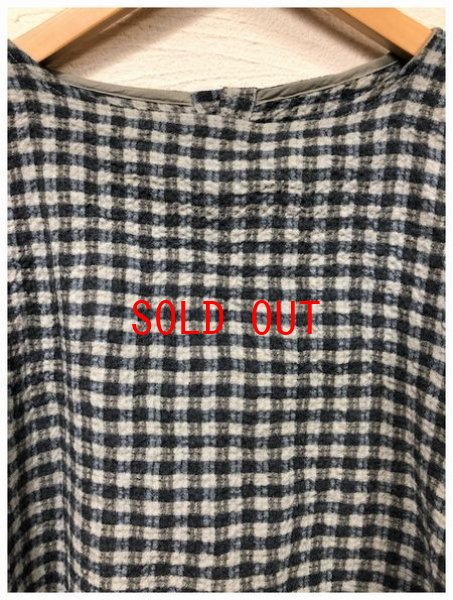 画像7: ichi(イチ）　コットンウールディンプルギンガムプルオーバー (7)
