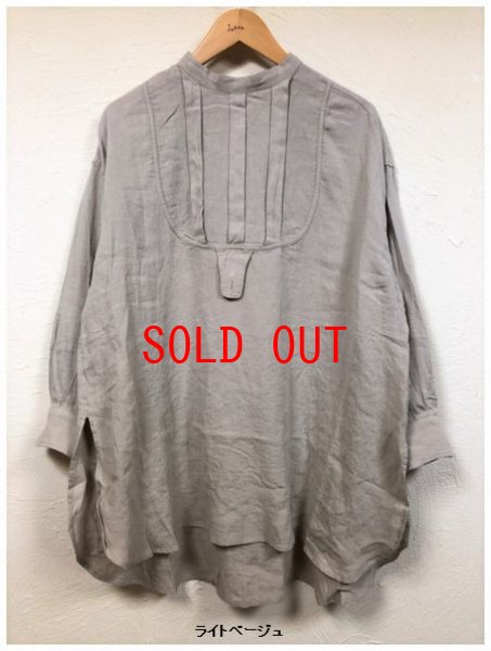 画像7: heavenly（ヘブンリー）　リネンプルオーバードレスシャツ (7)