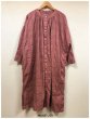 画像7: sun valley(サンバレー）　コットン製品染めチェック織り柄シャツワンピース (7)