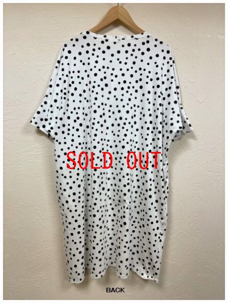 画像7: ichi(イチ）　ランダムドットロングワイドプルオーバー (7)