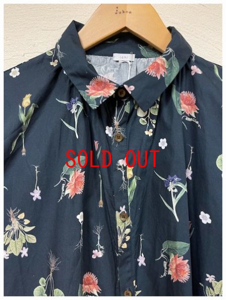 画像5: ichi(イチ）　ボタニカルフラワーシャツワンピース (5)