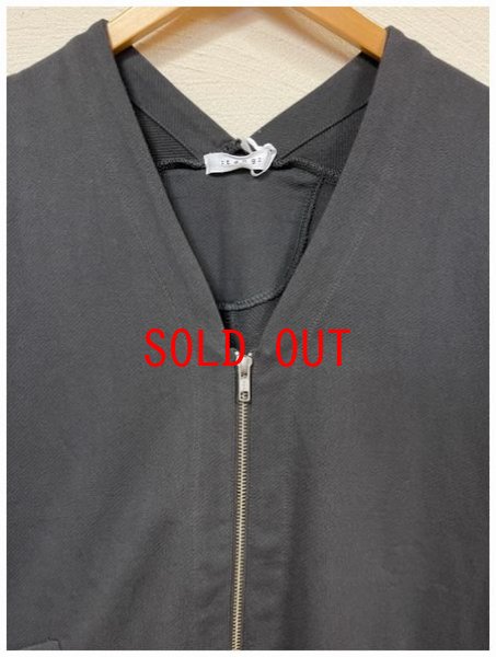 画像7: TANG(タング）　コットンミニ裏毛ロングカーディガン (7)