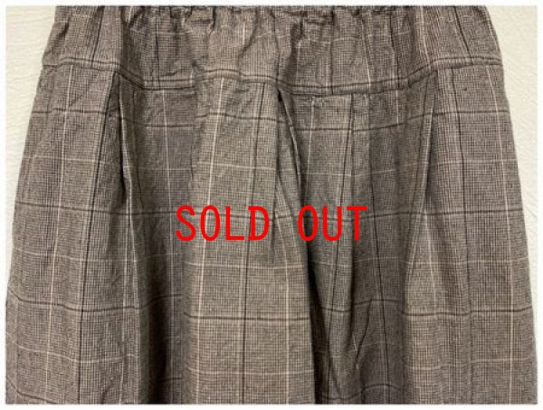 画像7: heavenly（ヘブンリー）　グレンチェックタックイージースカート (7)