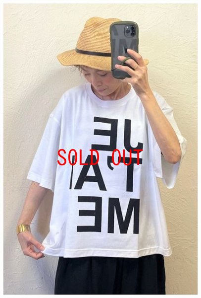 画像1: ichi(イチ）　オーバーTシャツ (1)
