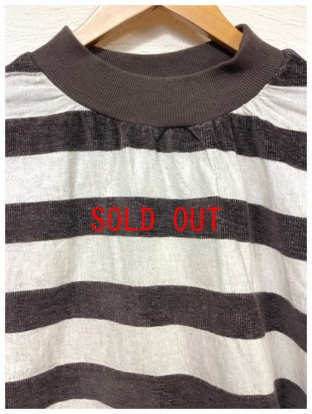 画像7: sun valley(サンバレー）　コットンリネンモール糸ボーダープルオーバー (7)