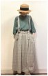 画像1: tukuroi（ツクロイ）　コットンリネン平織りジャンパースカート (1)