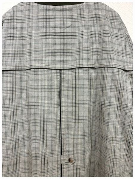 画像11: tukuroi（ツクロイ）　コットンリネン平織りフレアコート (11)