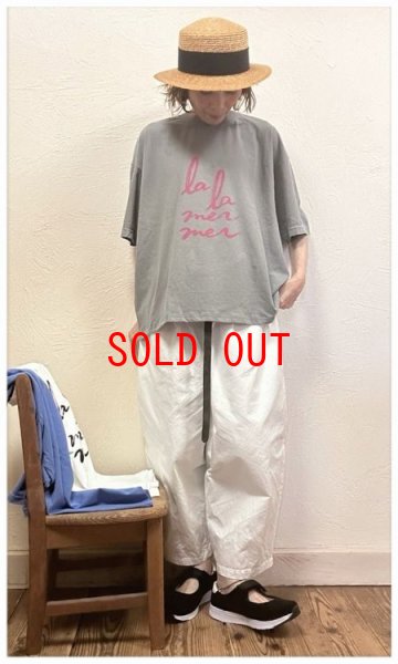画像1: ichi(イチ）　コットンプリントTシャツ (1)