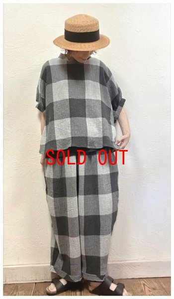 画像3: TANG（タング）　トップガーゼ製品洗い2wayプルオーバー (3)