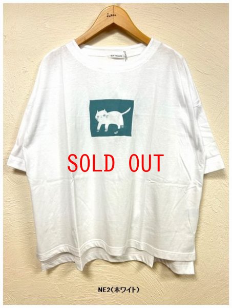 画像5: sun valley(サンバレー）　コットン天竺プリントTシャツ (5)